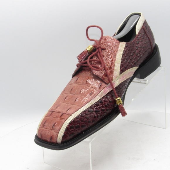 Giorgio Brutini Size 10 Croc Print Oxfords R6 C25 main image 6